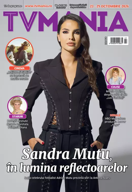 TVmania nr. 42: Sandra Mutu, în lumina reflectoarelor. Ce vedem în noul număr al revistei