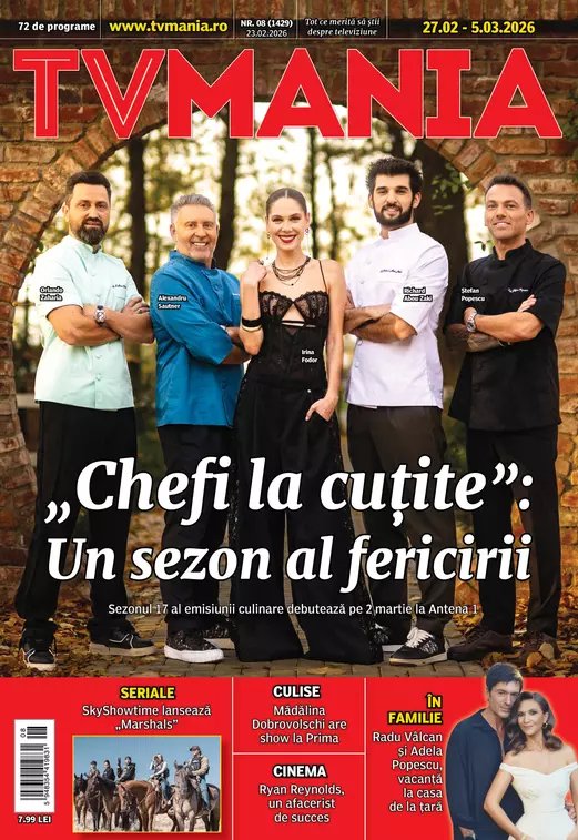 TVmania nr. 08/2026: Start în „Sezonul fericirii” la Chefi la cuțite! Tot ce trebuie să știi despre noutățile săptămânii