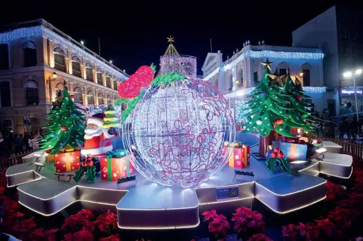 Macao a intrat în spiritul de Sărbători