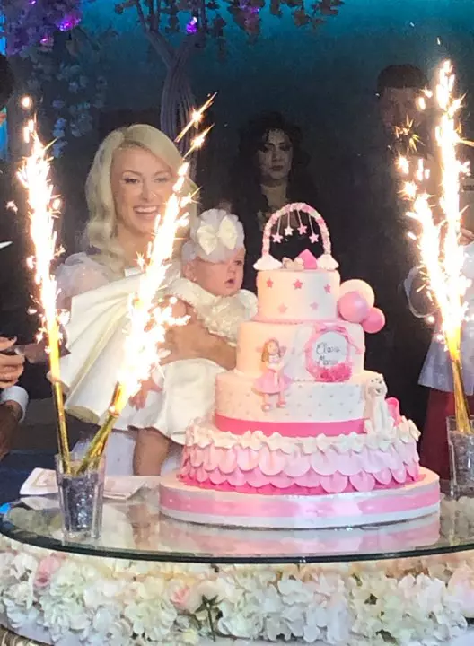 Tortul de la botezul micuței Clara