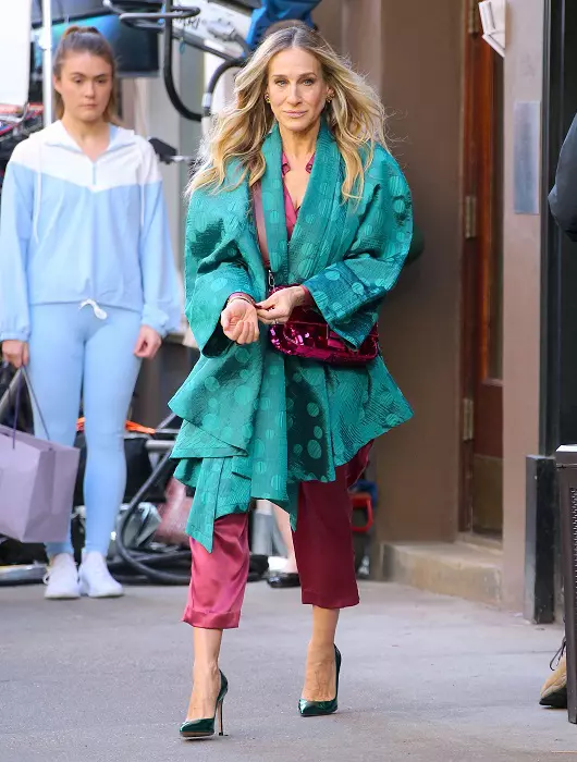 Sarah Jessica Parker On Set - NYC