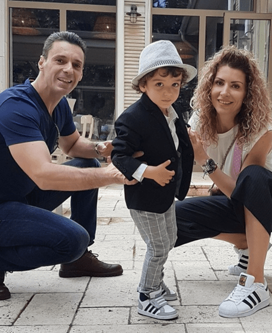 Mircea Badea, Carmen Brumă și fiul lor, Vlad