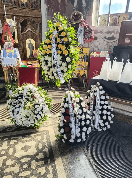 imagini înmormântare Anca Pandrea (1)