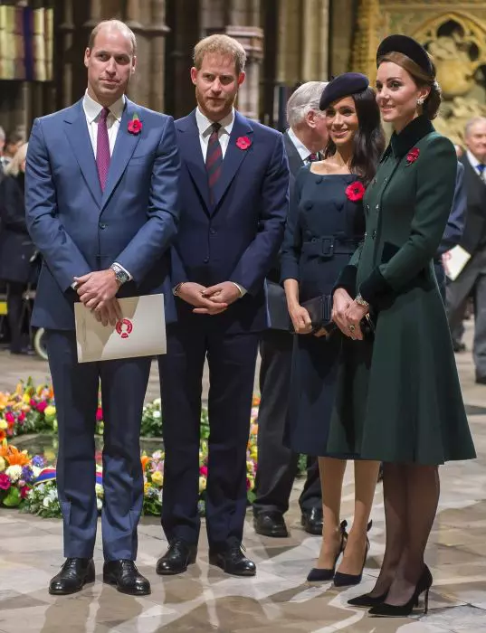 The Royal Family attend an Armistice Centenary Service