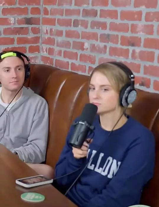 meghan in podcast