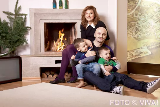 Calin Goia si familia