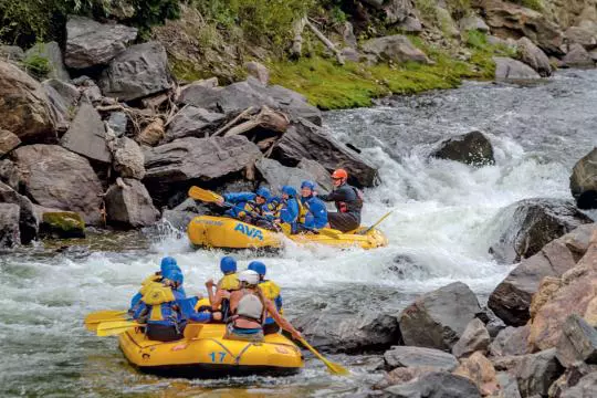 Rafting pe fluviul Colorado