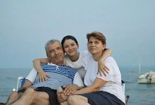 Anca Lungu și părinții