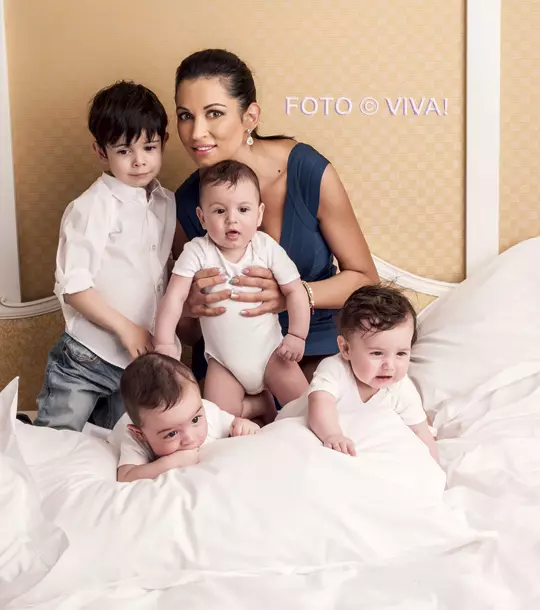 Nicoleta Luciu si copiii