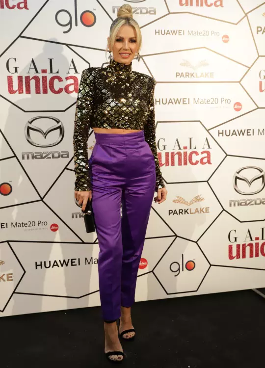 Andreea Banica la gala UNICA 2018