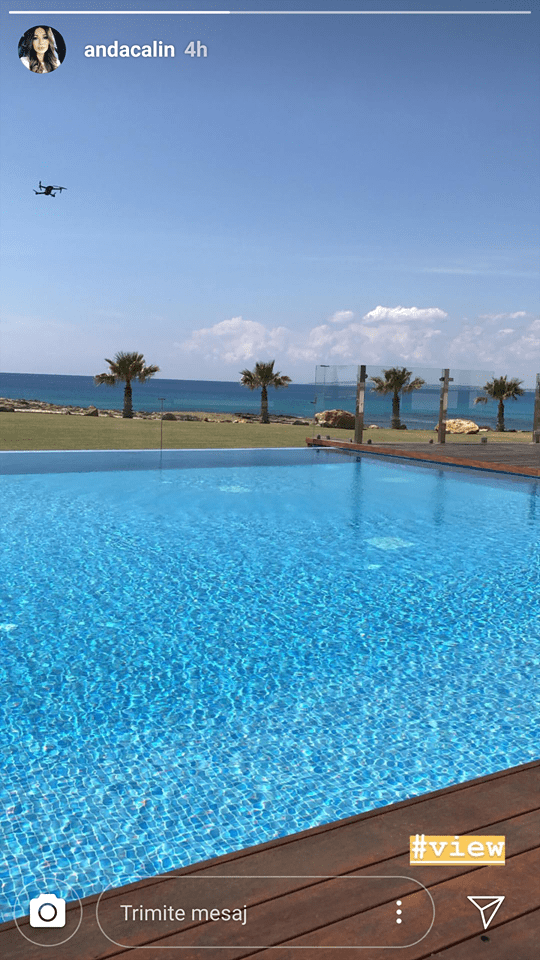 Anda Călin a postat şi ea o fotografie din Cipru