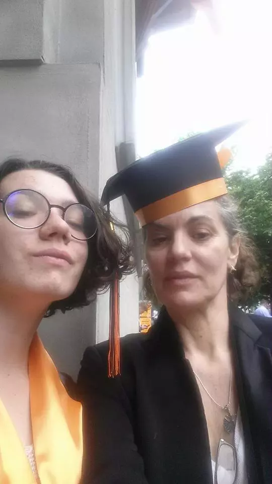 Maia Morgenstern si fiica ei