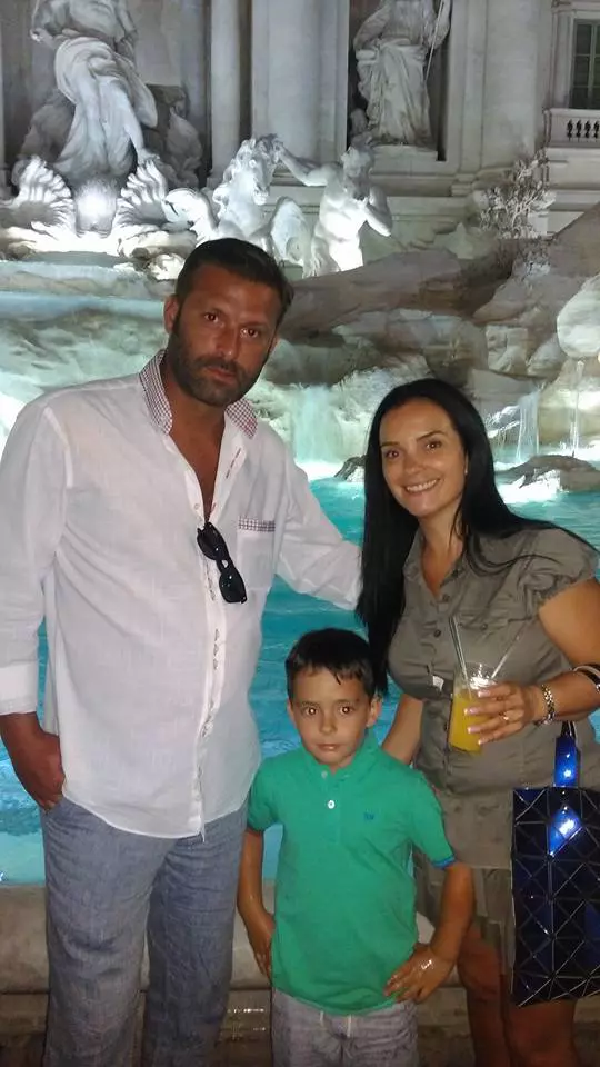 Magda Vasiliu, alături de soțul și de fiul ei