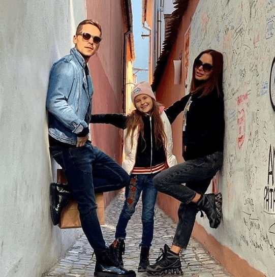Andreea Antonescu, Ștefan Manolache și fiica artistei Sienna Spak