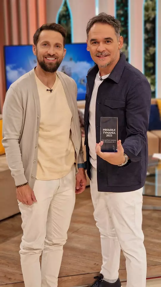 Dani Oțil și Răzvan Simion premiu TVmania