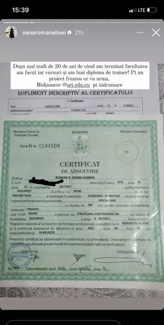 oana roman nume real