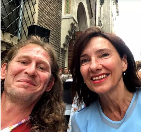 Mircea Solcanu si Carmen Iohannis