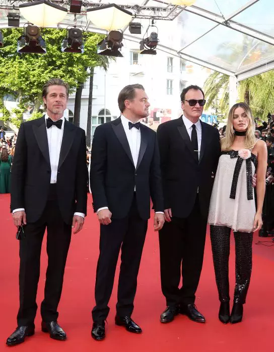 Brad Pitt, Leonardo Dicaprio, Quentin Tarantino, Margot Robbie