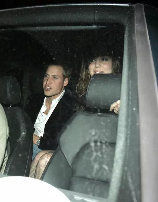 Prince William and Kate Middleton leaving the Embassy Club, London, Britain - 20 Dec 2006