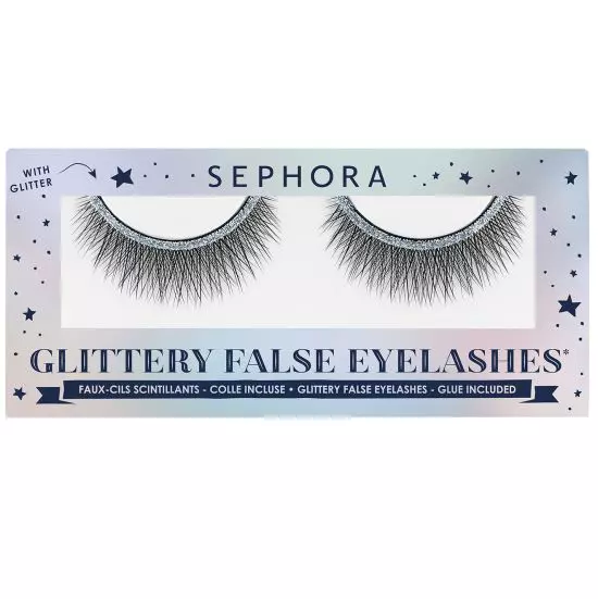 Gene false cu sclipici, Sephora, Glittery False Eyelashes, 62 lei