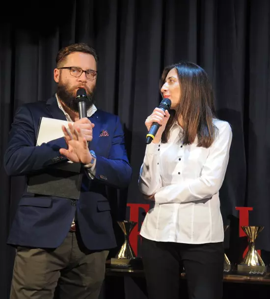 Cosmin Tudoran si Ileana Raducanu (Elle Decoration) 