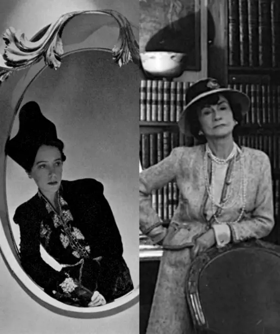 Elsa Schiaparelli si Coco Chanel