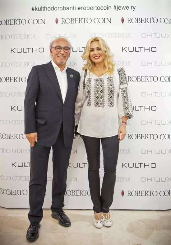 Roberto Coin si Dana Savuica