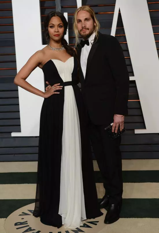 Zoe Saldana si Marco Perego