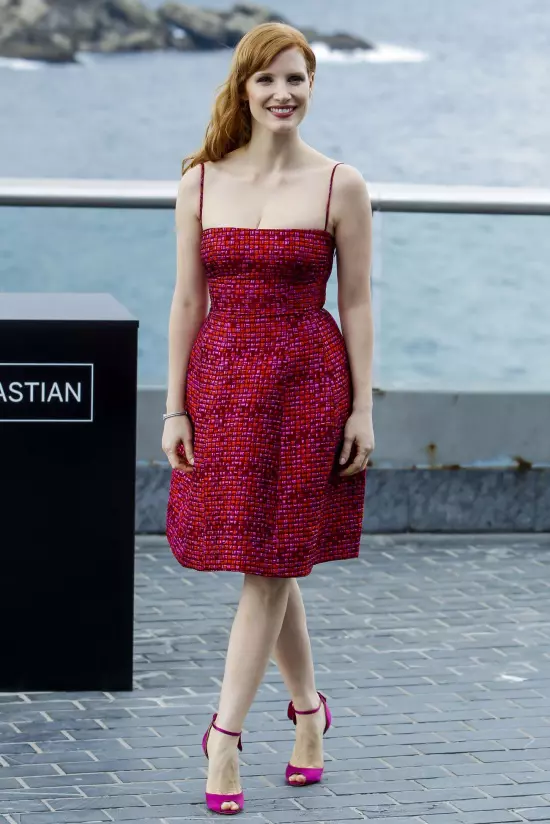Jessica Chastain – Rochie Dsquared2 la Festivalul de la San Sebastian 