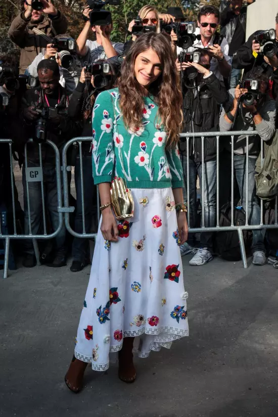 Elisa Sednaoui la show-ul Chanel 