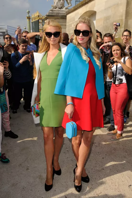 Paris si Nicky Hilton la show-ul Valentino