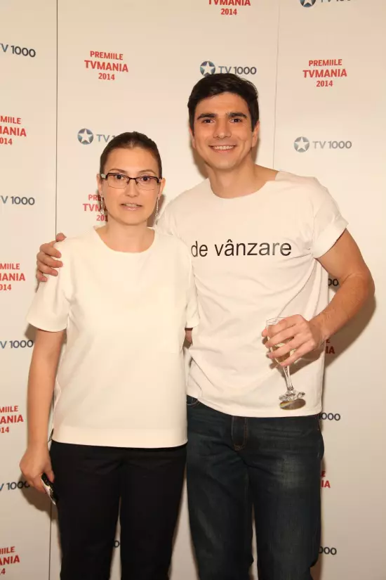 Ruxandra Dinca (TV Mania) si Alex Bogdan