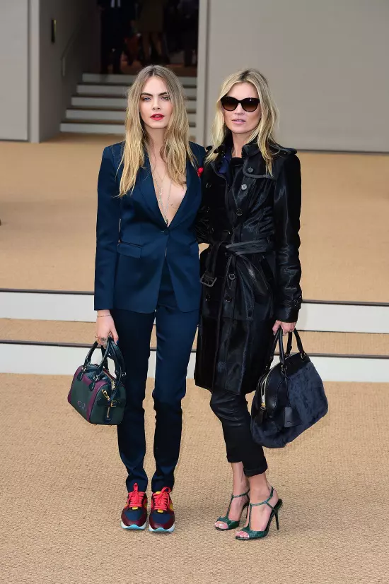 Cara Delevingne si Kate Moss