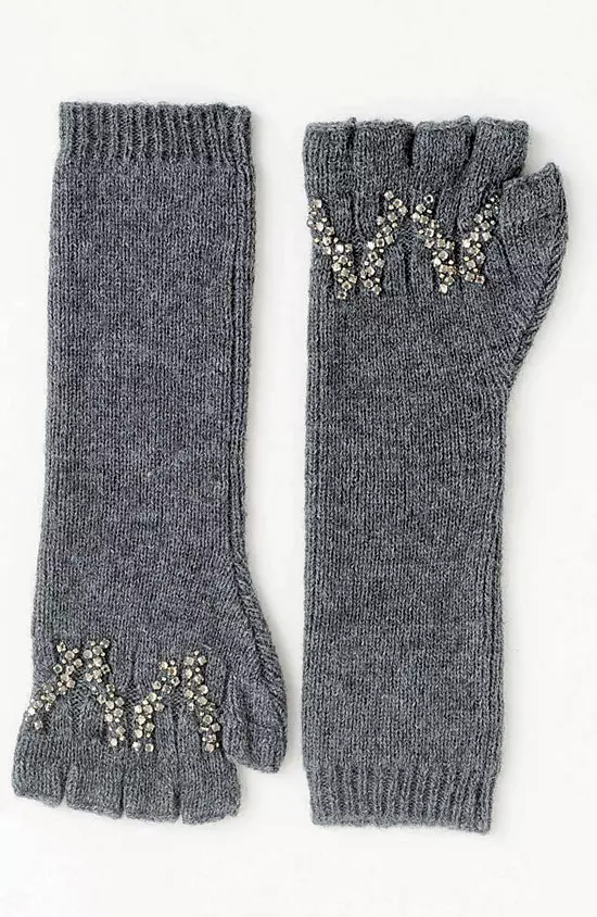 Manusi din lina cu cristale aplicate, Gerard Darel, 411 lei