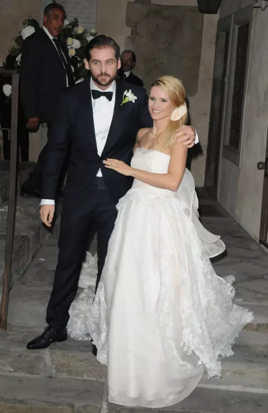 Michelle Hunziker si Tomaso Trussardi 