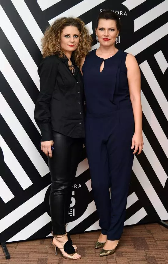 Elisabeta Istrate si Cristina Vasilescu (Sephora)