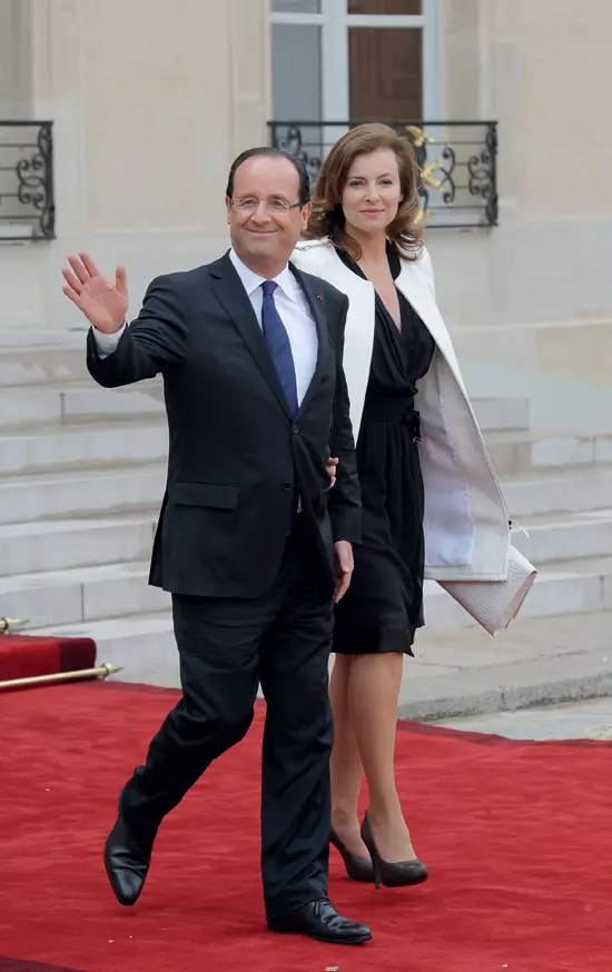 Francois Hollande si Valerie Trierweiler