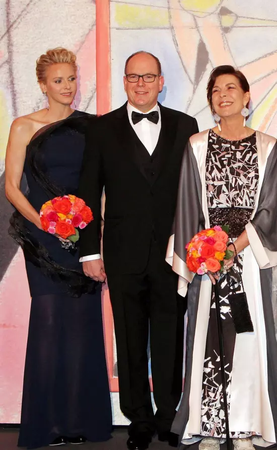 Printul Albert de Monaco, Printesa Charlenne si Printesa Caroline de Hanova