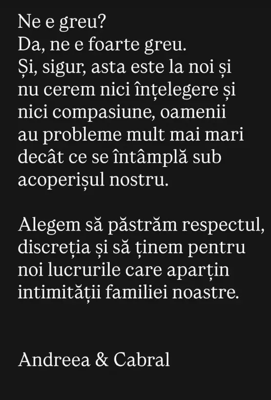 Cabral și Andreea s-au despărțit (6)