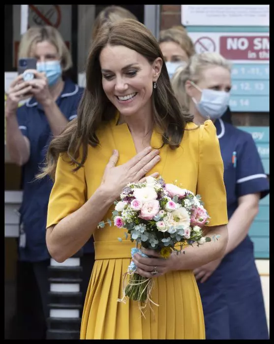 Kate Middleton at Royal Surrey County Hospital