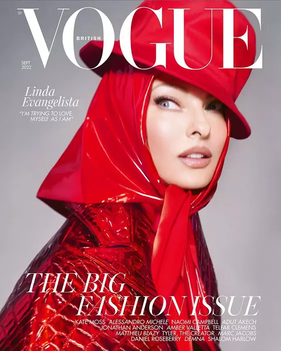 Linda Evangelista back on Vogue cover