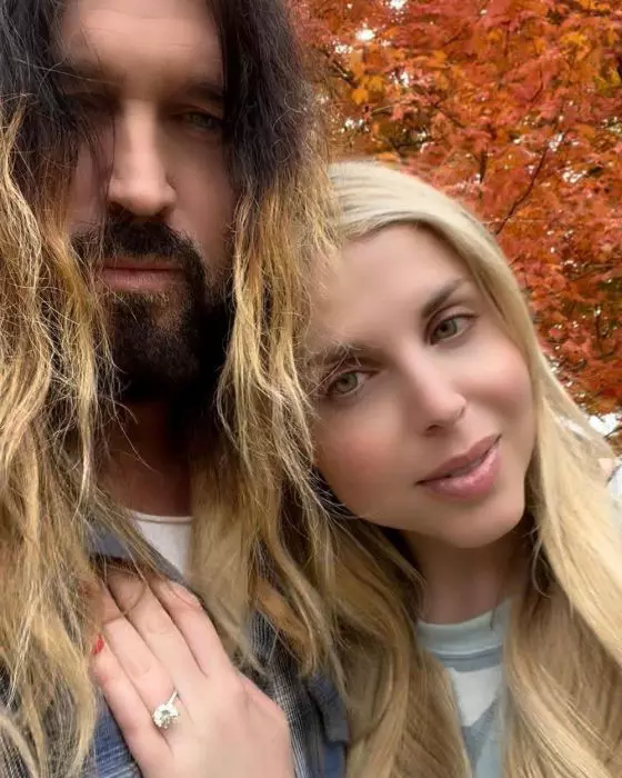 Billy Ray Cyrus seemingly gets engaged to singer Firerose
