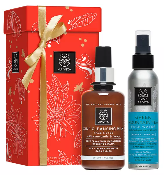 Set curățare facială, Apivita, Face The Beauty, 95,98 lei