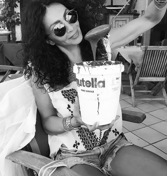 Mihaela Radulescu That's freedom ... my way #rocknrolllove #enjoylife @therealfelixbaumgartner #dontdietliveit #ilovenutella - and I love sport !:) #mykindofmix #mihaelaradulescuschwartzenberg