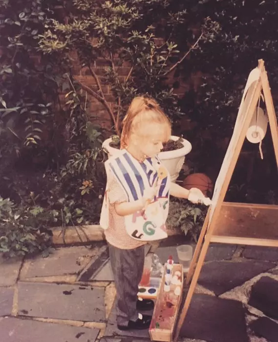 frances bean cobain in copilarie