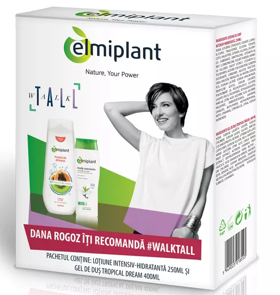 Set, loțiune de corp și gel de duș, Elmiplant, 14,6 lei