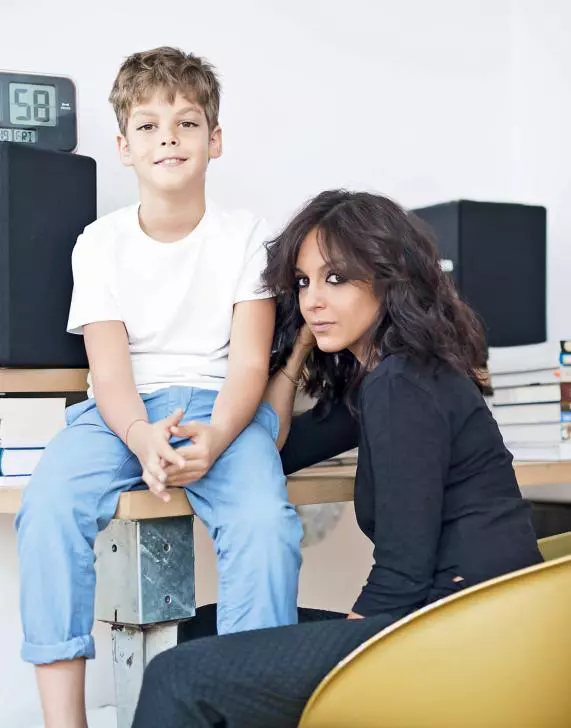 Irina Marinescu si fiul ei, Luca