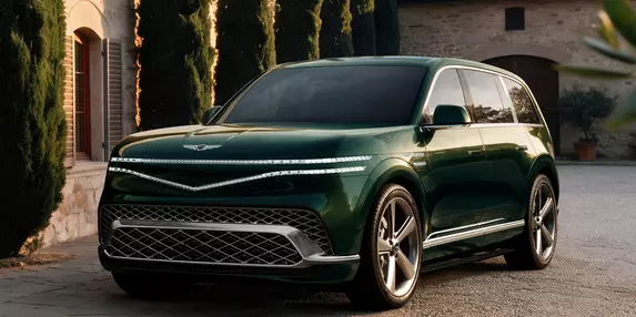 Formă de SUV și lux maxim în viziune coreeană: Genesis GV90 are tehnică EV, surprize conceptuale și stil neo-retro