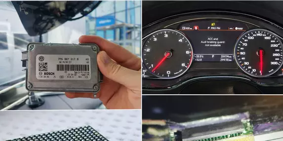 (P) Lane Assist și ACC indisponibile la Audi A6, A7, A8 și VW Touareg: ce trebuie verificat înainte de schimbarea camerei
