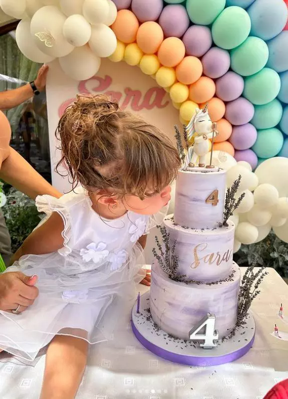 Fiica Alessandrei Stoicescu a împlinit deja patru ani